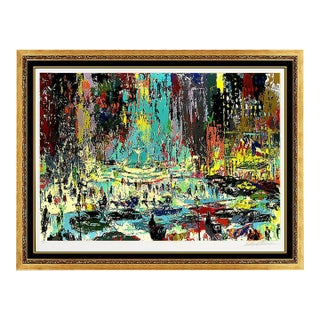 1980s Plaza Square, LeRoy Neiman For Sale