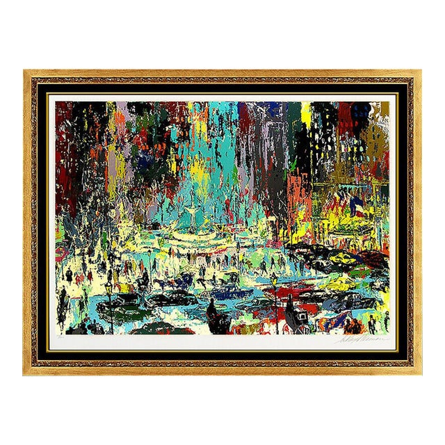 1980s Plaza Square, LeRoy Neiman For Sale