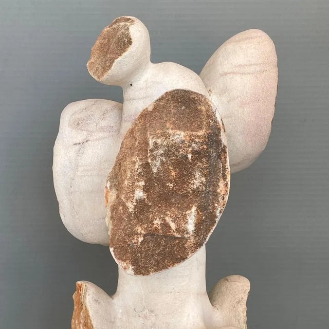 Stone After Nature Hand Carved Marble Sculpture by Tom Von Kaenel For Sale - Image 7 of 8