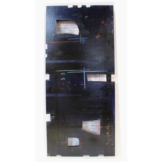 Black Iké Udé, Large Mixed Media Construction Sculpture Painting Ike Ude African American Art For Sale - Image 8 of 18