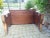 Vintage Art Deco Wooden Bench For Sale - Image 6 of 8