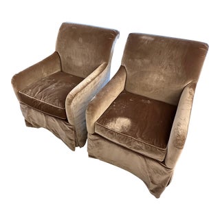 Pair of A. Rudin Armchairs For Sale