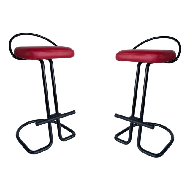 Vintage Postmodern Counter Stools For Sale