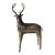 Vintage Indian Dhokra Brass Deer Sculpture For Sale