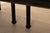 Custom Black Lacquered 12 Foot Extendable Dining Table With Gold Line Inlay For Sale - Image 12 of 18