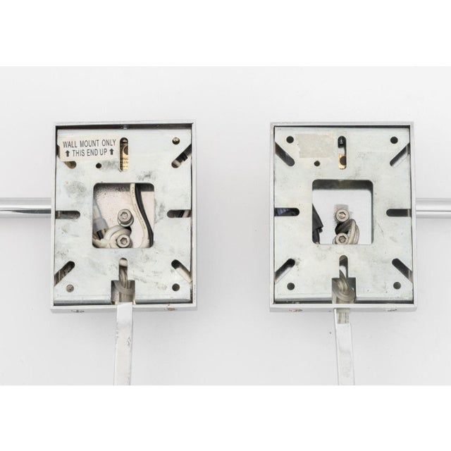 Late 20th Century Hinson Lighting Chrome Swing-Arm Wall Lights, Pair For Sale - Image 13 of 13