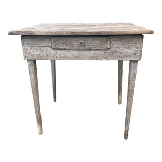 19th Century Primitive Side Table For Sale