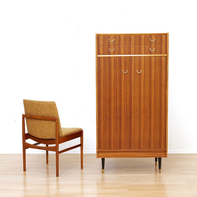 Wood 1960s Mid Century Armoire Coat Closet by E Gomme For Sale - Image 7 of 11