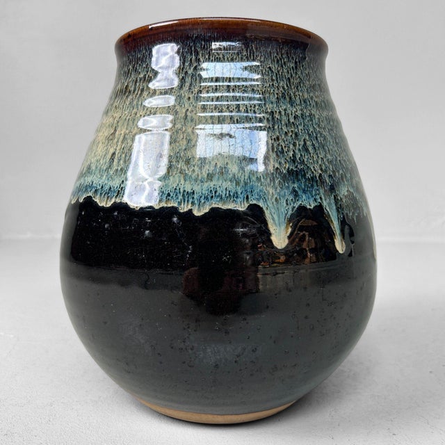 Japanese Ikebana Flower Vase Koishiwara-Yaki, 1970s For Sale - Image 11 of 14