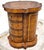 Maitland Smith English Regency Tooled Leather Quatrefoil Drum Chest Side Table For Sale In Miami - Image 6 of 14