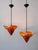Tivoli Flower Pendant Lamps attributed to Simon Poul Henningsen for Lyfa, 1958, Set of 2 For Sale - Image 6 of 18