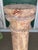 1980s Fine Pink Italian Marble 40" Neoclassical Pedestal Column Ft. Breccia-Style Veining For Sale - Image 14 of 18