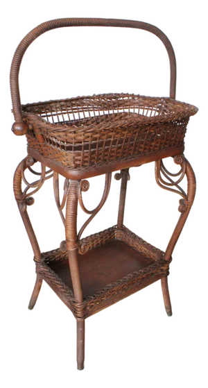 19th C. Bentwood Scroll Etageres by Heywood Brothers