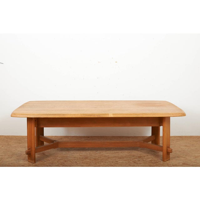 Vintage Table in Oak, 1987 For Sale - Image 6 of 15