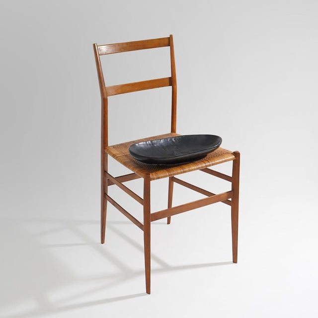 Organic Shaped Black Wooden Bowl, 1960s For Sale - Image 13 of 14