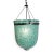 Indian Blue Mosaic Bucket Pendant Light, Medium For Sale - Image 3 of 6
