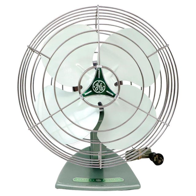 General Electric 1950s Modern Electric Fan by General Electric For Sale - Image 4 of 17