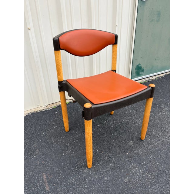 Set of four mid-century Modern chairs made by Hartmut Lohmeyer for Casala, West Germany. Made in the 1970's and 1980's,...