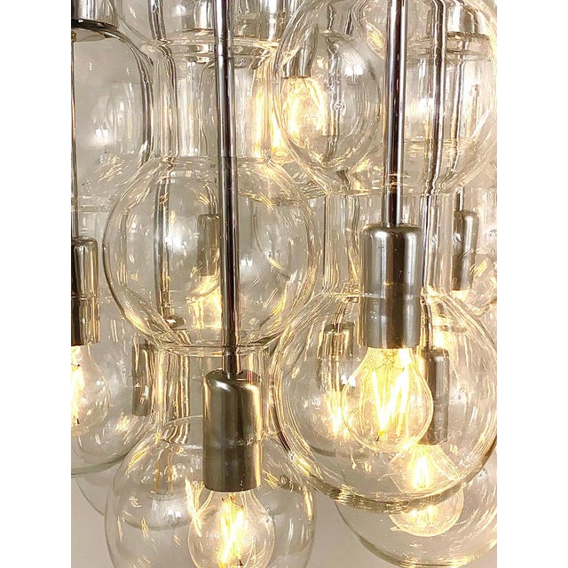 1960s German Space Age Hourglass Chandelier, 1960s For Sale - Image 5 of 18