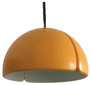 Vintage Swiss Space Age Pendant Lamp from Temde