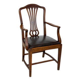 Antique Art Nouveau Desk Armchair, 1920 For Sale