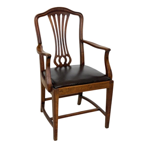 Antique Art Nouveau Desk Armchair, 1920 For Sale