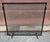 Late 20th Century Classical Style Painted Iron and Wire Mesh Fireplace Screen For Sale - Image 4 of 6