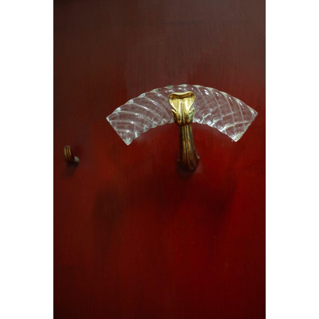 Bamboo Wardrobe Cabinet with Illustrations, Italy, 1950 For Sale - Image 12 of 15