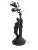 Metal Antique Antimony Table Lamp with Female Figure, Early 20th Century For Sale - Image 7 of 9