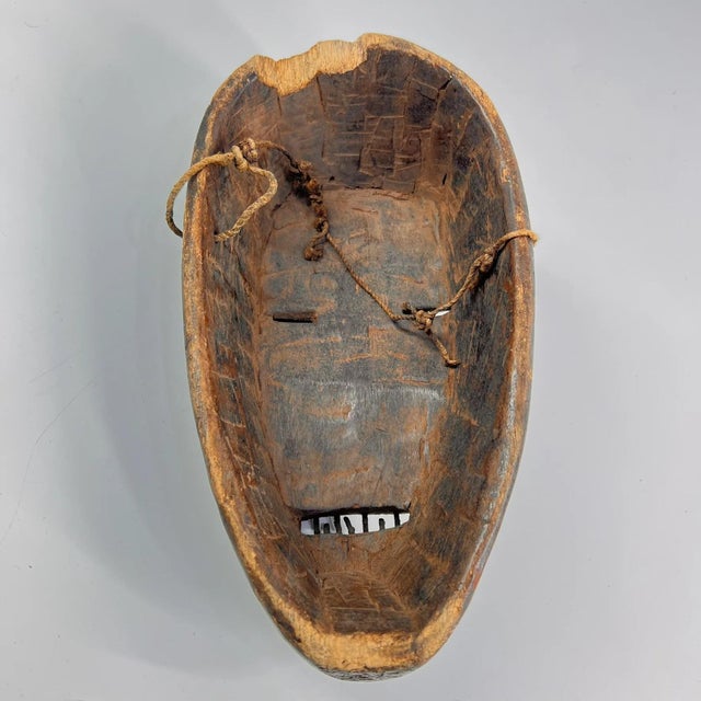 Early 20th Century Early 20th Century Kuba with Wooden Teeth Mask For Sale - Image 5 of 10
