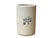 Chinese Chinese Distressed White Porcelain Blue Shrimps Graphic Holder Vase For Sale - Image 3 of 9