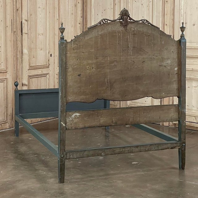 19th Century Dutch Neoclassical Louis XVI Painted Bed For Sale - Image 18 of 18