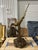Brown Late 20th Century Iron Bird Lamp on a Base For Sale - Image 8 of 8