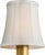 Traditional Visual Comfort Signature 4" Champagne Silk Bell Empire Shade For Sale - Image 3 of 3