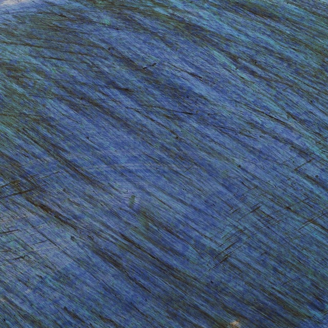 Turuca 4 Tier Corner Shelf - Mossy Blue For Sale - Image 10 of 11