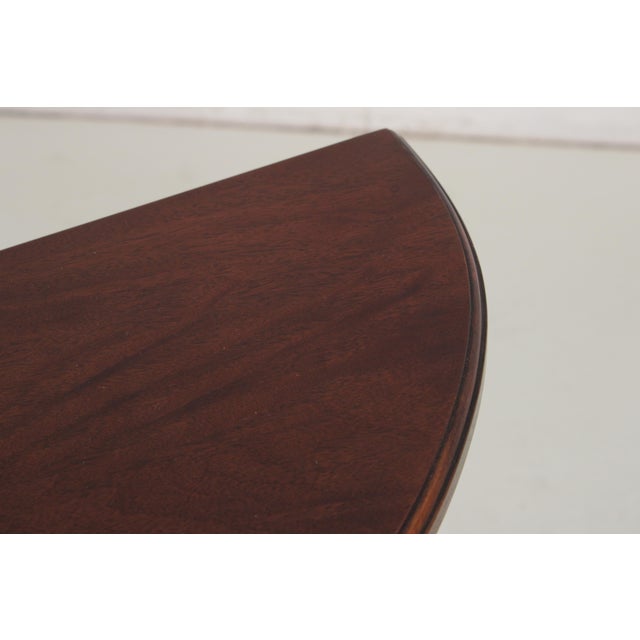 Wood Baker Carved Mahogany Paw Foot Console Table For Sale - Image 7 of 13