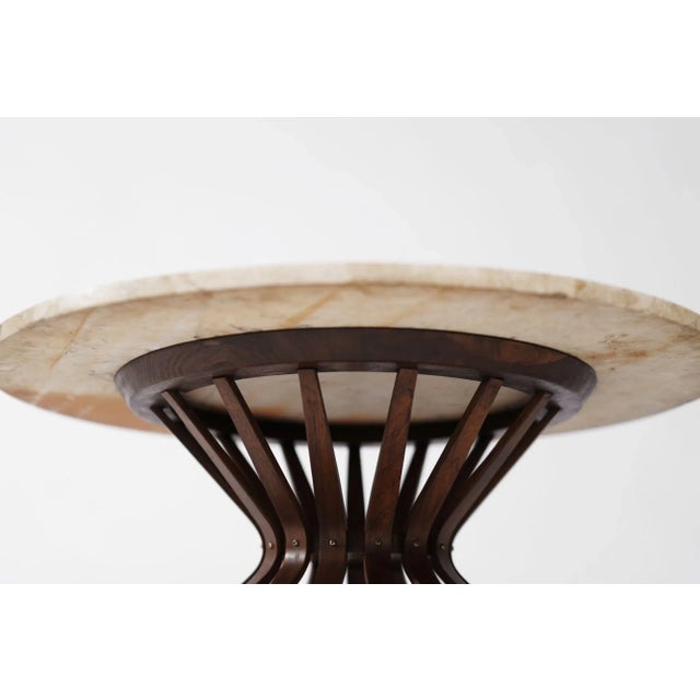 Sheaf of Wheat Travertine Top Coffee Table by Edward Wormley, C. 1950s For Sale - Image 10 of 11