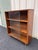 Mid Century Modern Walnut Bookcase With Sliding Glass Doors For Sale - Image 11 of 12