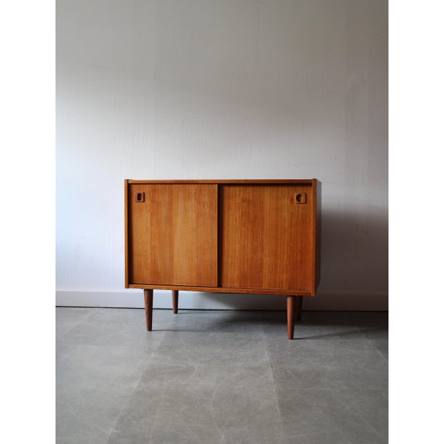 Vintage Danish Cabinet for LP Player in Teak, 1960s For Sale - Image 6 of 10