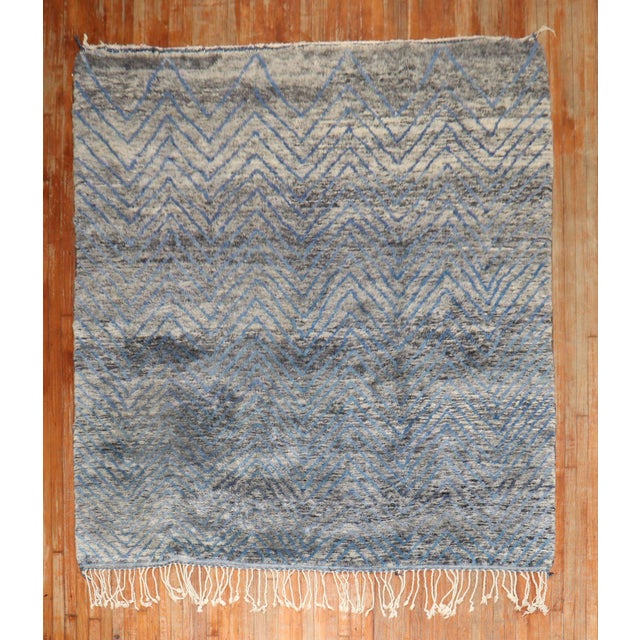 Vintage Inspired Moroccan Rug - 7'6" x 9'6" For Sale - Image 17 of 18