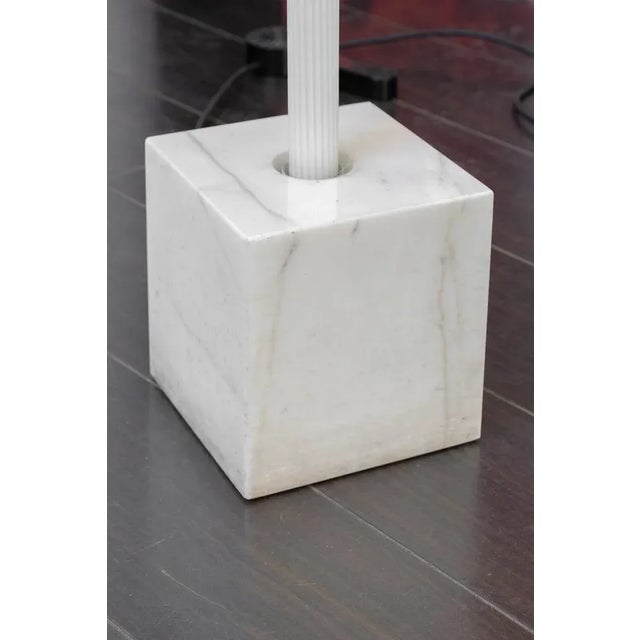 1980s Floor Lamp in Opaline Glass by Ludovico Diaz de Santillana for Venini, 1982 For Sale - Image 5 of 8