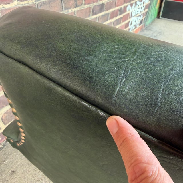 Mid-Century Modern Pair of Sculptural Midcentury Lounge Chairs Italian Influence Oversized Wing Arms For Sale - Image 3 of 9