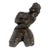 "Seated Female"— Bronze-Finish Plaster Sculpture, Herbert Simon 1965 For Sale