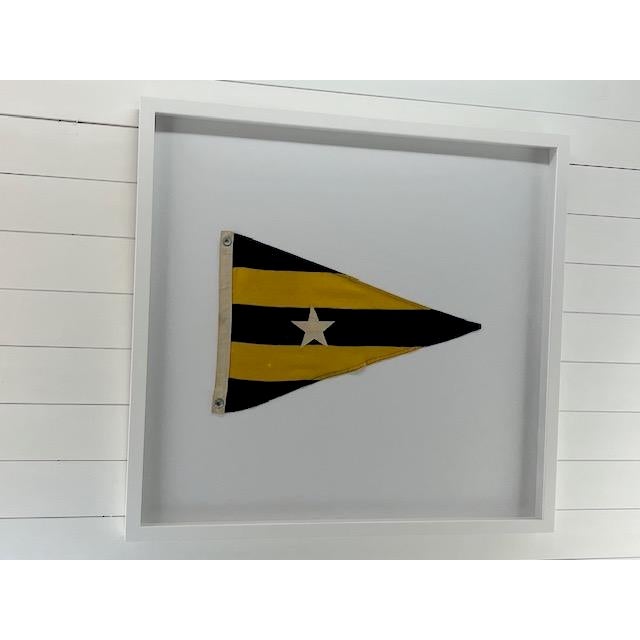 1950s Vintage Nautical Yacht Club Pennant For Sale - Image 5 of 6