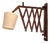 Scandinavian Style Extendable Wall Lamp, 1960s For Sale