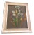 Vintage Mid-Century Daisy Crewel Art For Sale