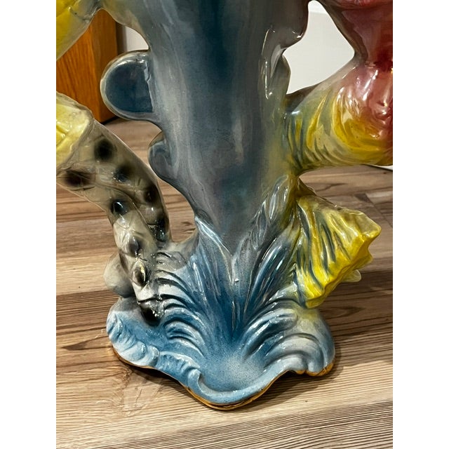 Rare Find! Vintage Mid-Century Ceramic Figural Vase For Sale - Image 14 of 17