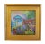 Mid 20th Century Listed Artist Silvio Silvestri Garden Flower Landscape Painting W/ Antiqued Gold Wood Frame For Sale - Image 5 of 7