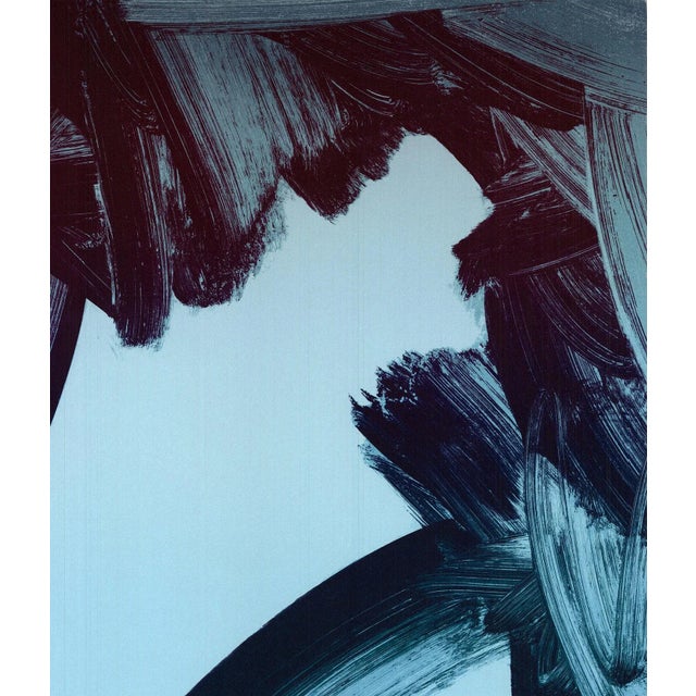 1979 Gary Lichtenstein 'Art 80 Washington DC' Abstract Turquoise,Purple,Blue,Multicolor,Green Offset Lithograph For Sale - Image 4 of 5