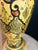Vintage Moroccan Pottery Yellow Vase For Sale In New York - Image 6 of 12